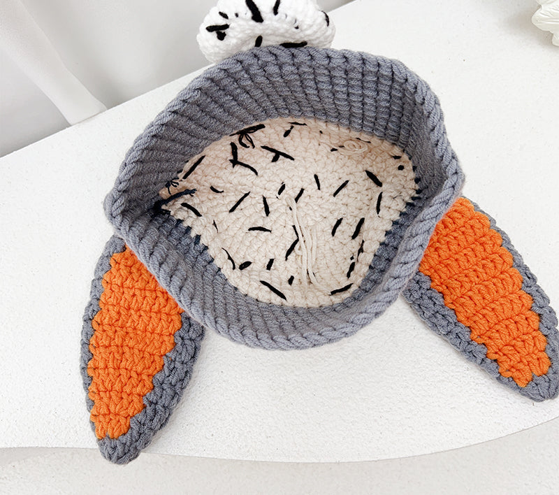 Tom & Jerry Bald Tom Cat Beanie – Classic Cartoon Costume Hat